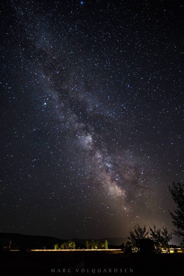 Milky Way across Teton Valley