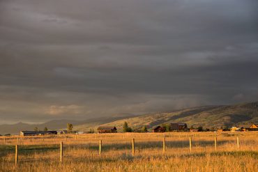 Golden hour in Teton Valley