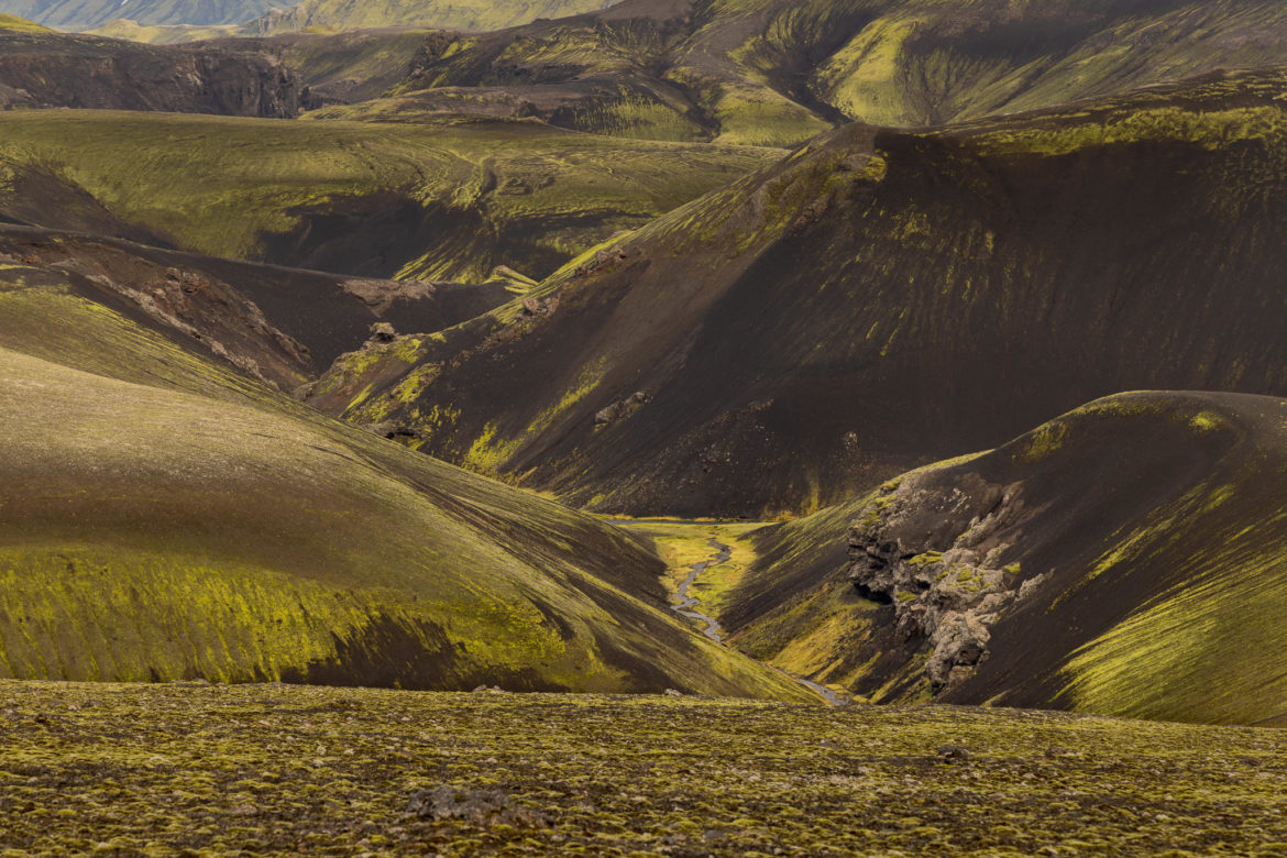 Iceland - View into the valley